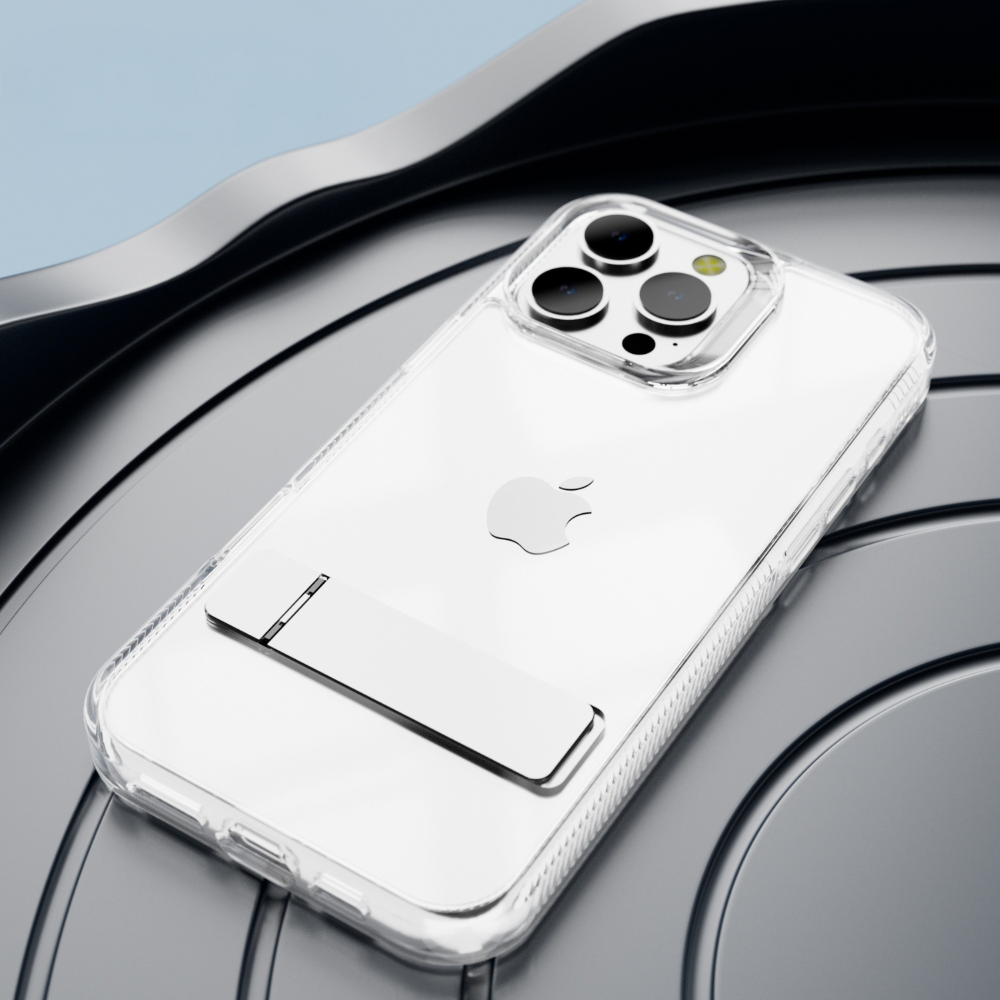 NEWTOP CV56 COVER CRISTALLO CON SUPPORTO PER APPLE IPHONE 18 PRO MAX