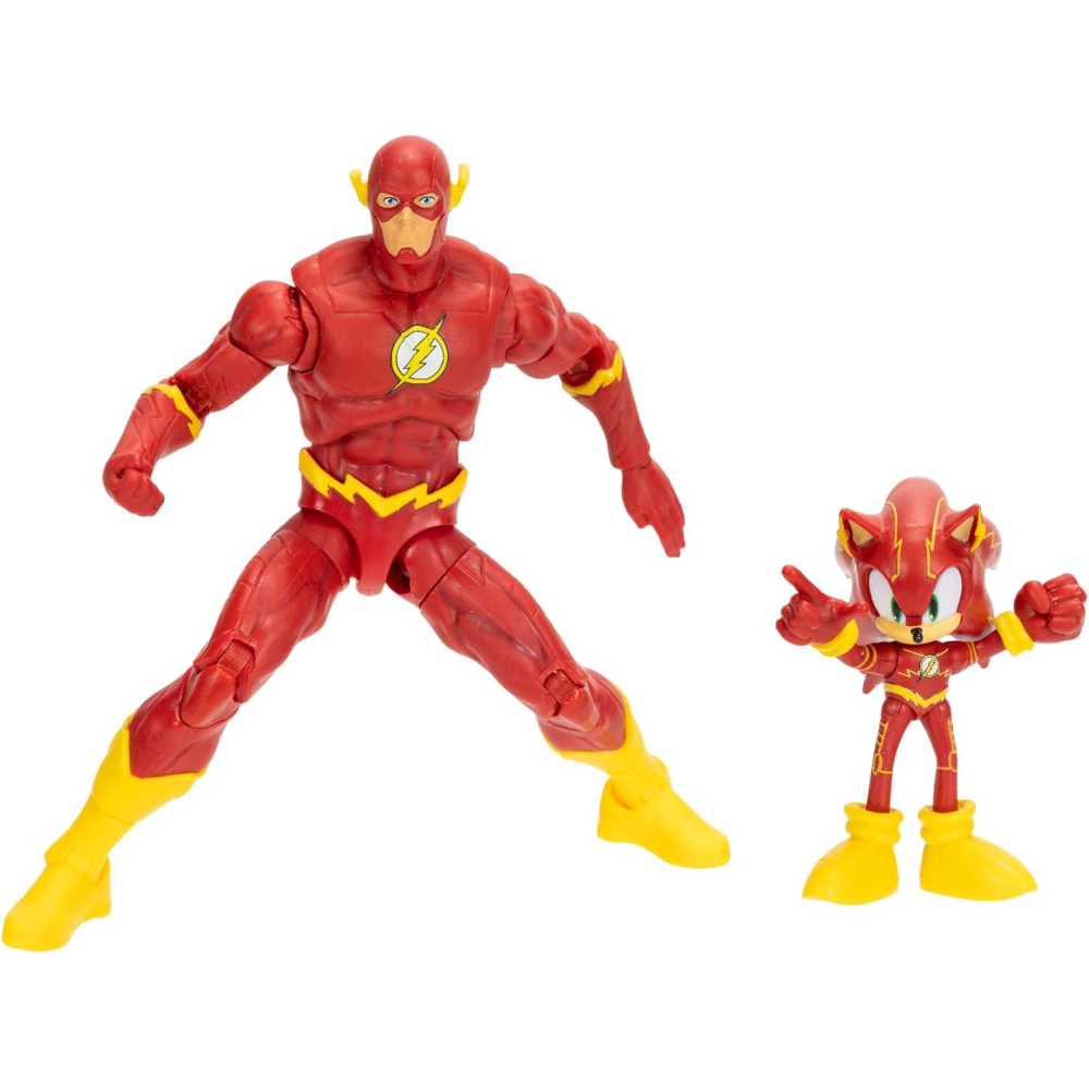 Jakks - DC X Sonic multipack personaggi da 6 e 13 cm (serie differenti) 42898GM
