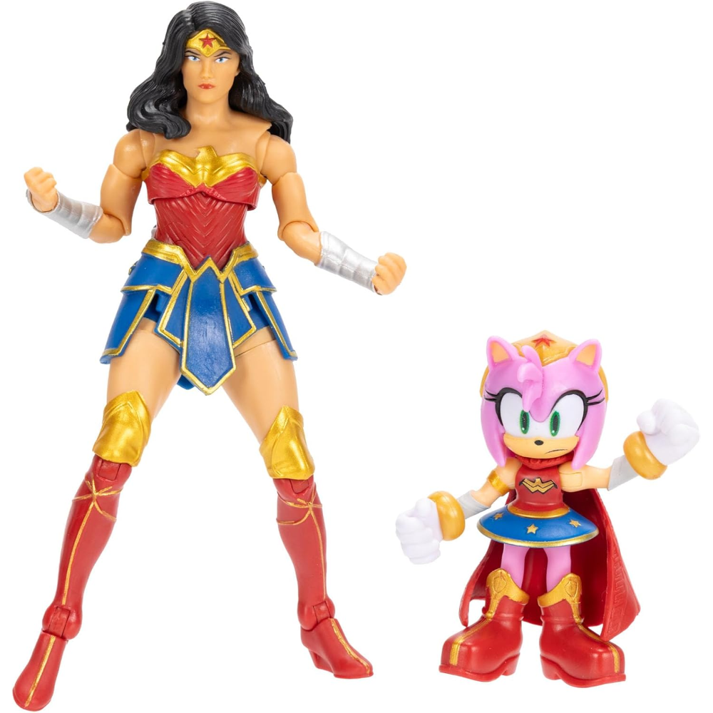 Jakks - DC X Sonic multipack personaggi da 6 e 13 cm (serie differenti) 42898GM
