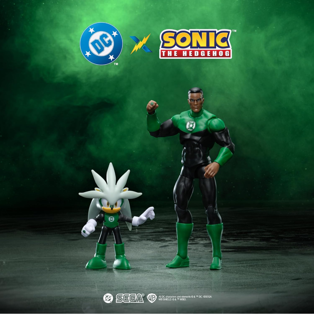 Jakks - DC X Sonic multipack personaggi da 6 e 13 cm (serie differenti) 42898GM