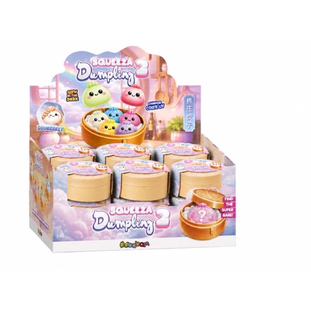 SBABAM - SQUISHY SQEEZ'A DUMPLINGS 2 (GLOW IN THE DARK /UV CHANGE COLOR) 21/07/26