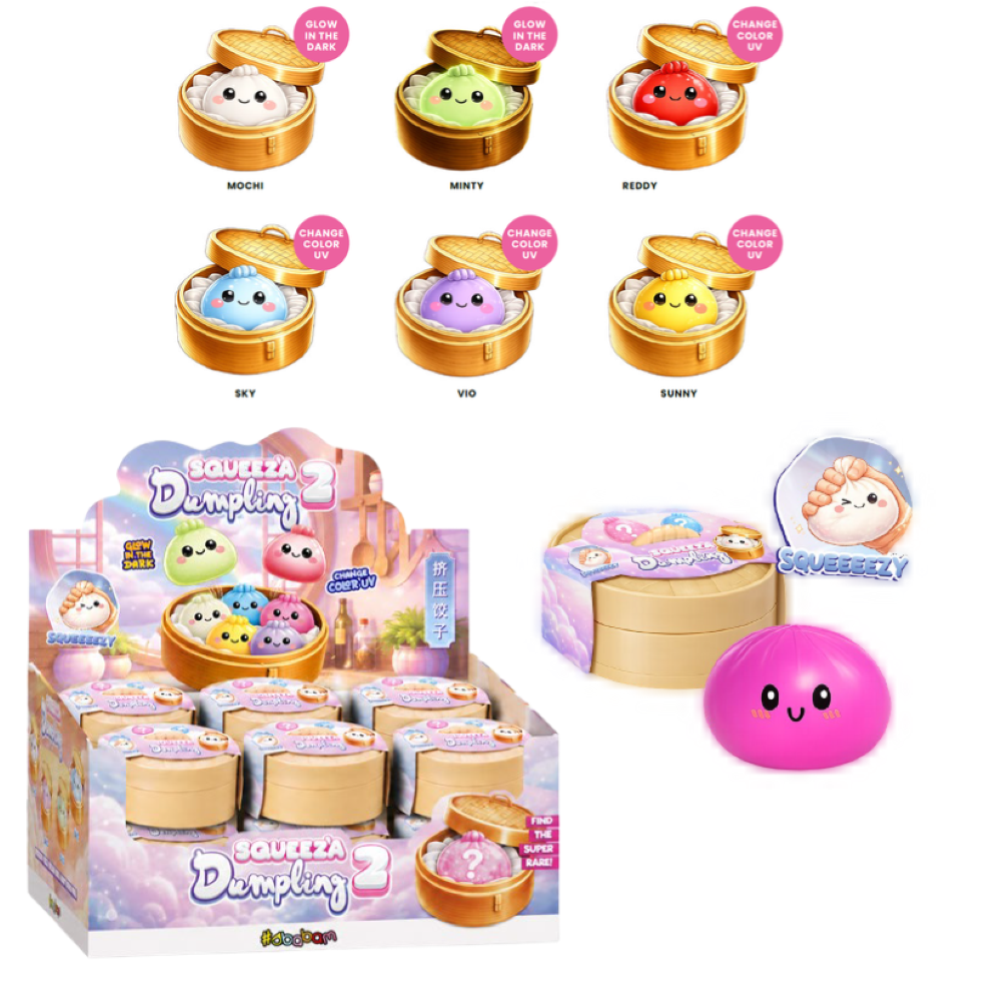 SBABAM - SQUISHY SQEEZ'A DUMPLINGS 2 (GLOW IN THE DARK /UV CHANGE COLOR) 21/07/26