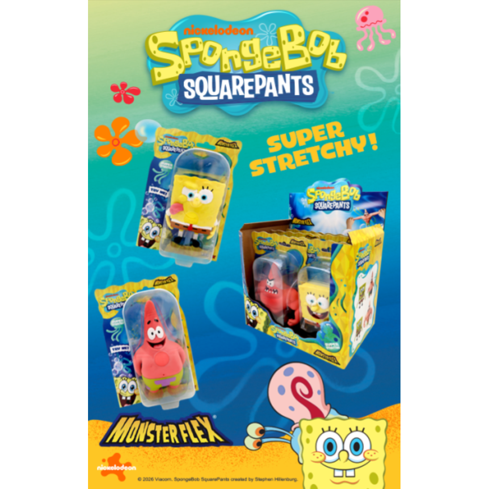 DIRAMIX - MONSTER FLEX - SPONGEBOB - DISPLAY BOX - NO EDICOLA