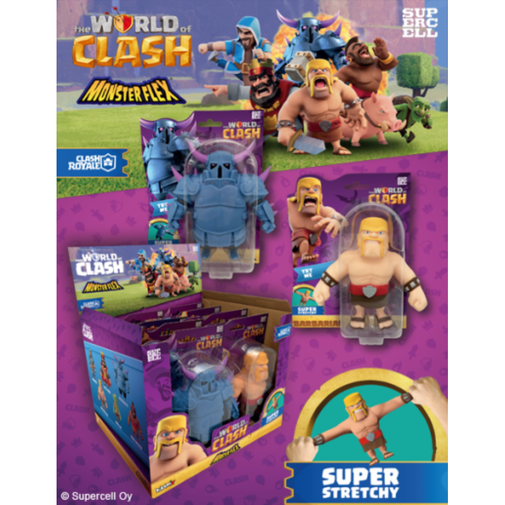DIRAMIX - MONSTER FLEX - CLASH ROYALE - DISPLAY BOX - NO EDICOLA