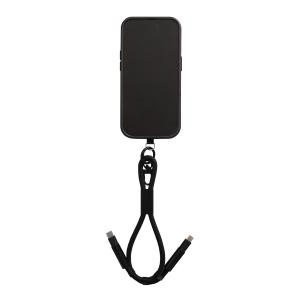 TECHMADE - CAVO SMART 56 CM DA POLSO - FAST CHARGING C TO C - BLACK