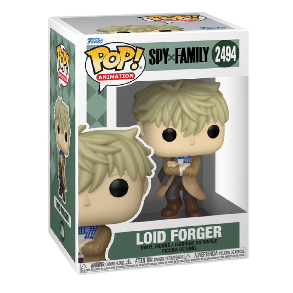 FUNKO POP SPY X FAMILY - VINYL FIGURE 2494 LOYD FORGER (HOLIDAY) 9CM - 93947