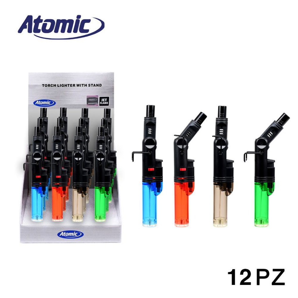 ATOMIC - ACCENDIGAS TURBO TRANSPARENT   1=1 pz