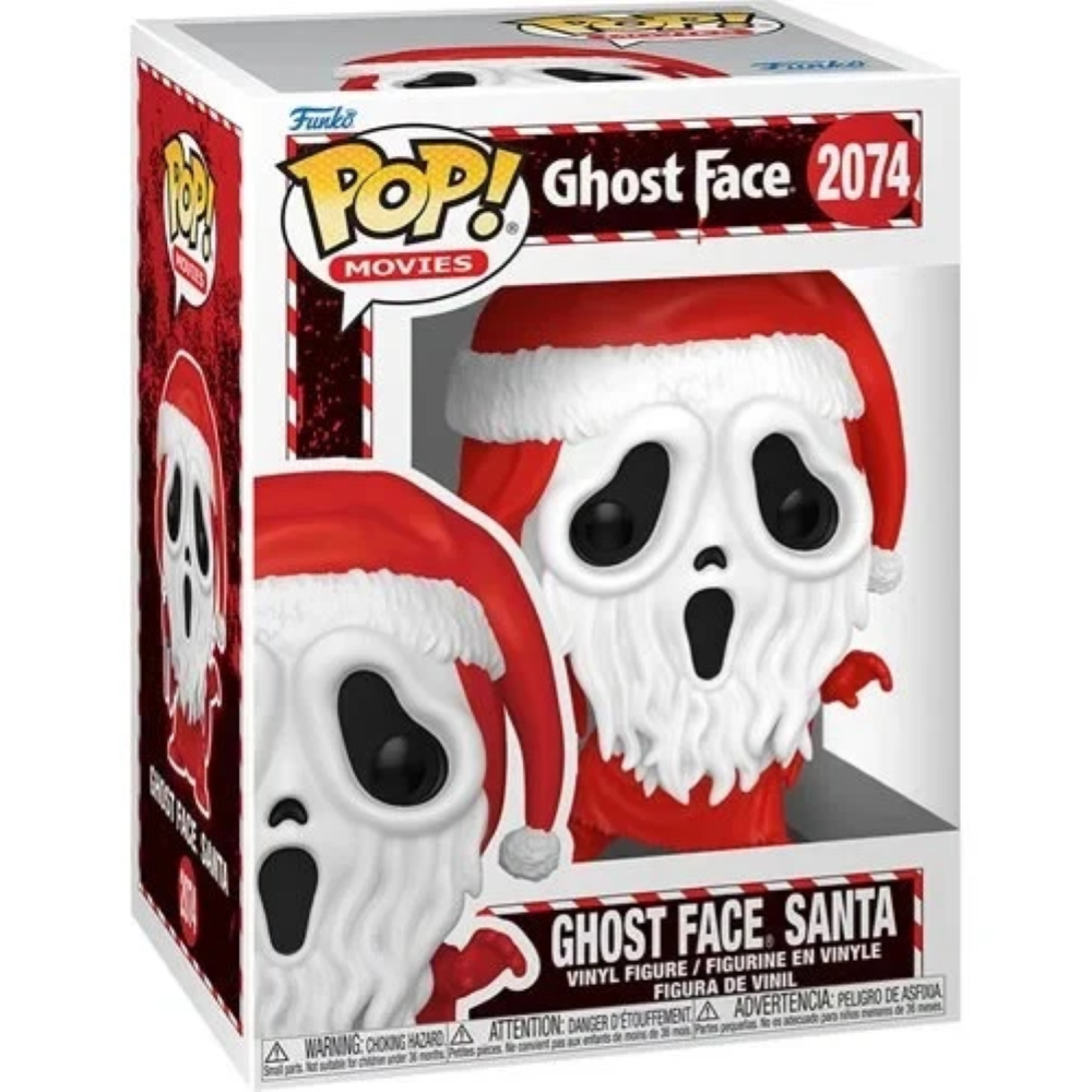 FUNKO POP GHOST FACE - VINYL FIGURE 2074 GHOST FACE SANTA 9CM 92903
