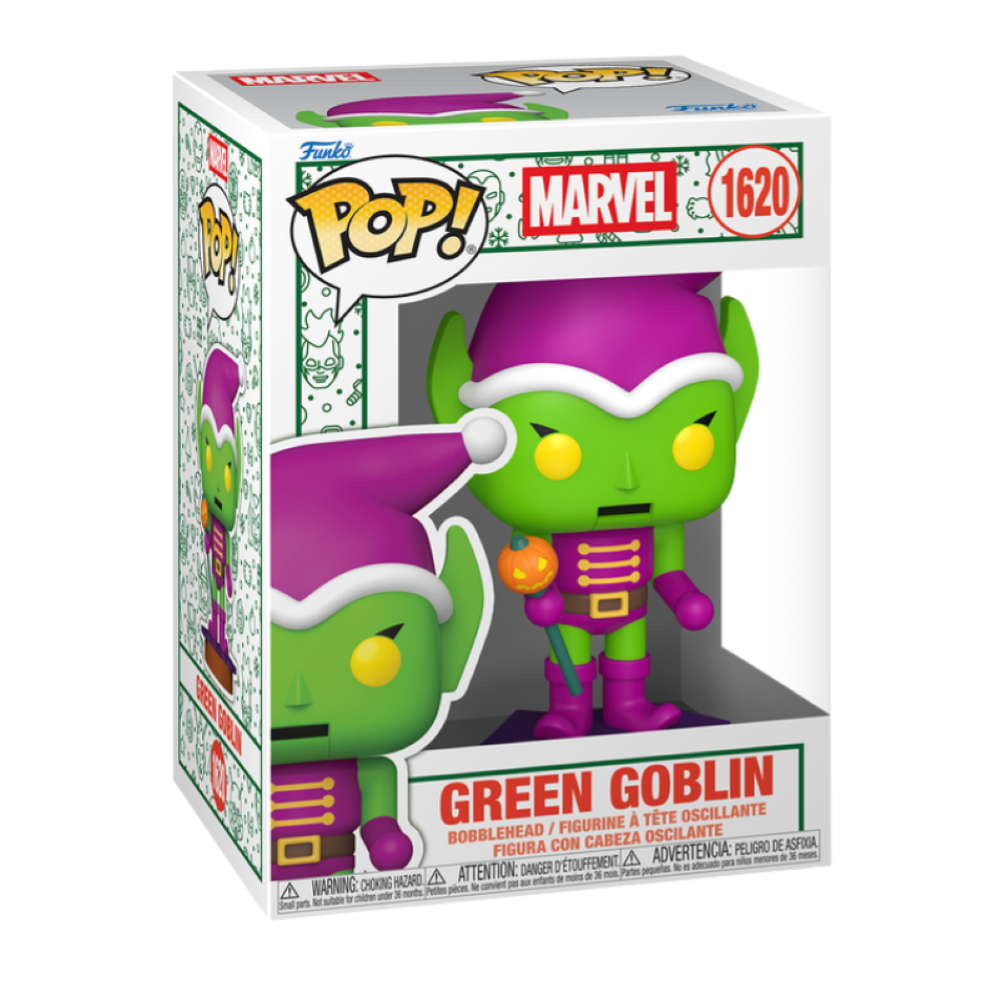 FUNKO POP MARVEL HOLIDAY S6 - VINYL FIGURE 1620 GREEN GOBLIN (NUTCRACKER) 9CM 92889