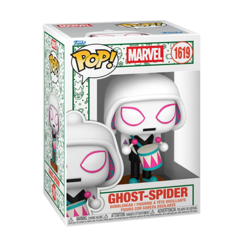 FUNKO POP MARVEL HOLIDAY S6 - VINYL FIGURE 1619 GHOST-SPIDER (NUTCRACKER) 9CM - 92890