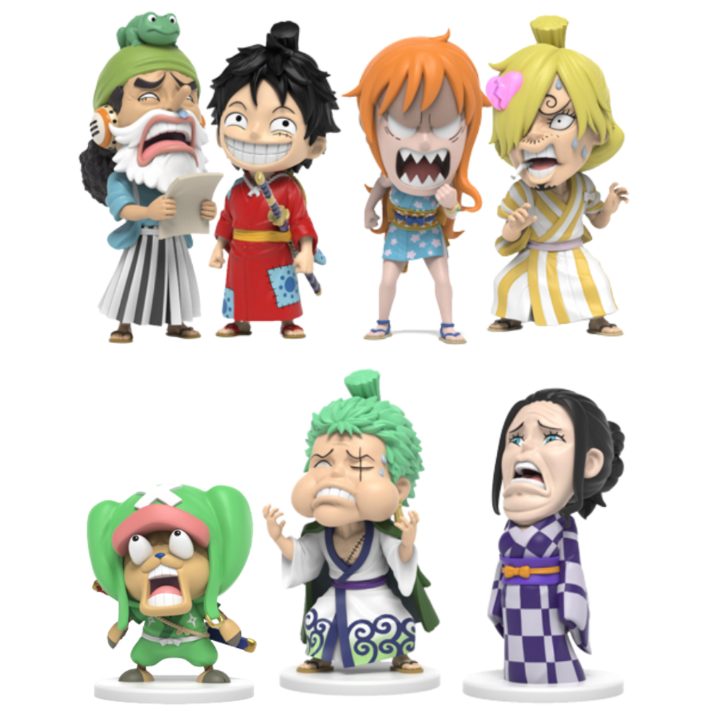 MIGHTY JAXX ONE PIECE - WHACKOOS VINYL SERIES BLIND BOX D6 - SILLY FACES SERIES 
