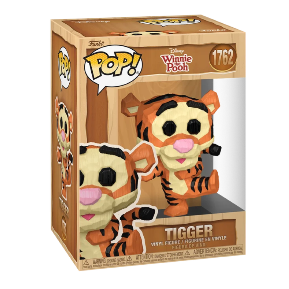 FUNKO POP WINNIE THE POOH S5 - VINYL FIGURE 1762 TIGGER (WHITTLED) 9CM - 93222