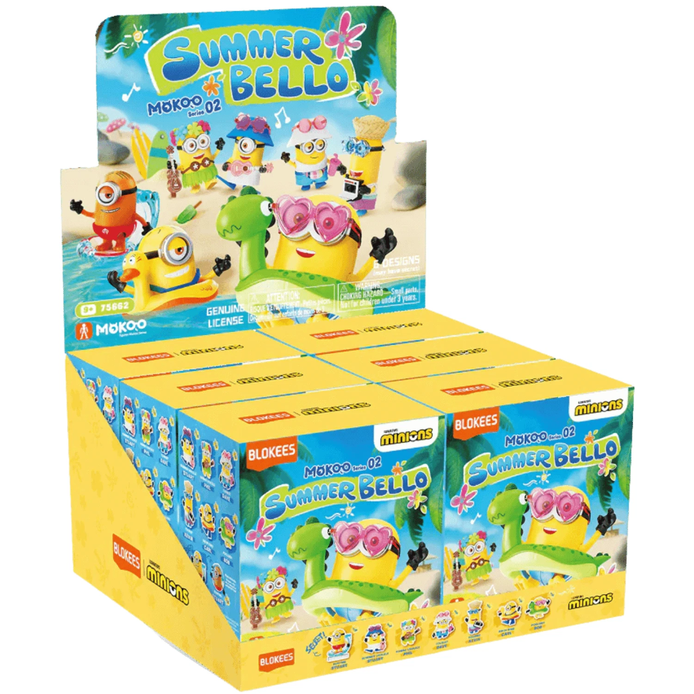 Blokees - Minions Blind Box - Mokoo Series 02 - 75662 Summer Bello DISPLAY 6PC
