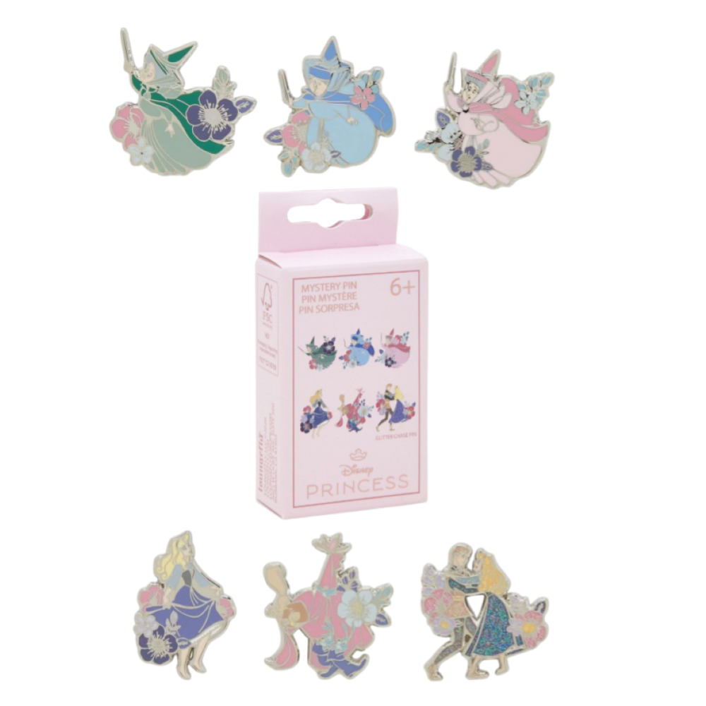 Loungefly - DISNEY SLEEPING BEAUTY 65TH ANNIVERSARY MYSTERY BOX PINS WDPN3386-EA