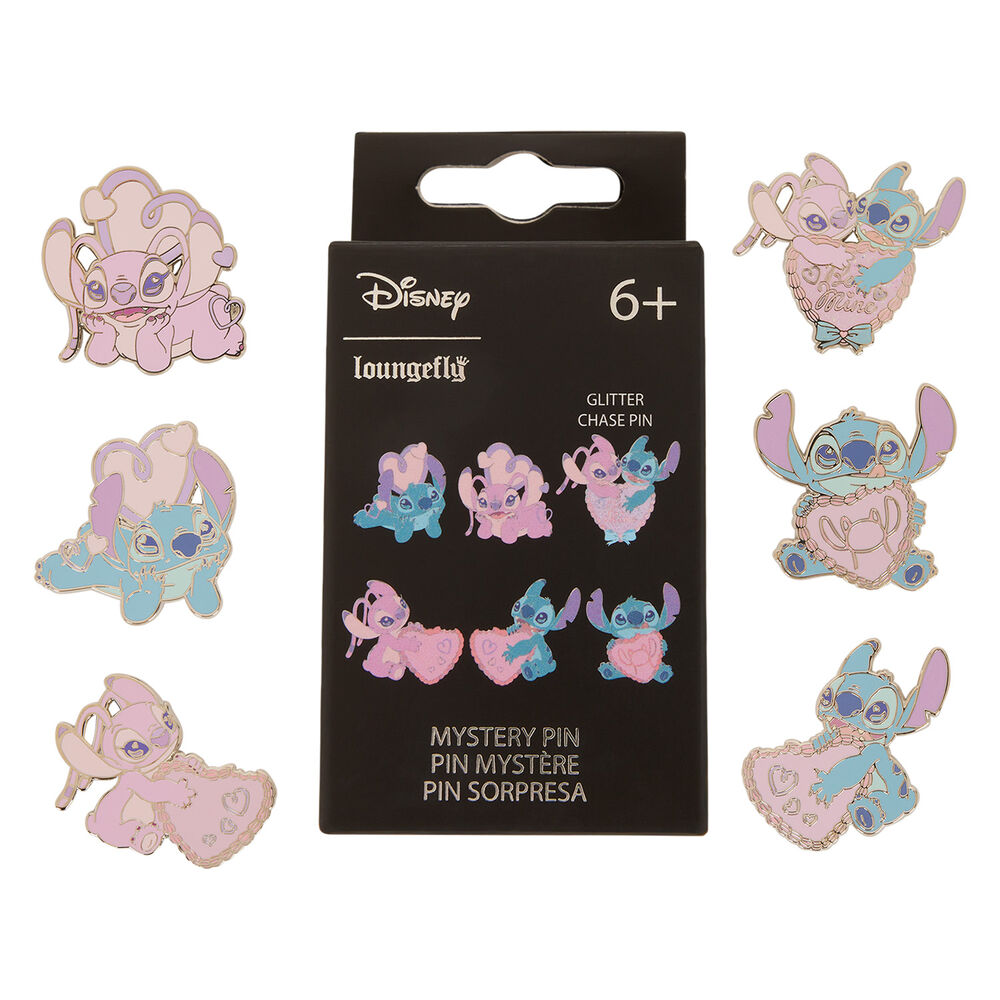  Loungefly - LILO AND STITCH ANGEL HEARTS MYSTERY PIN -EA WDPN4024-EA