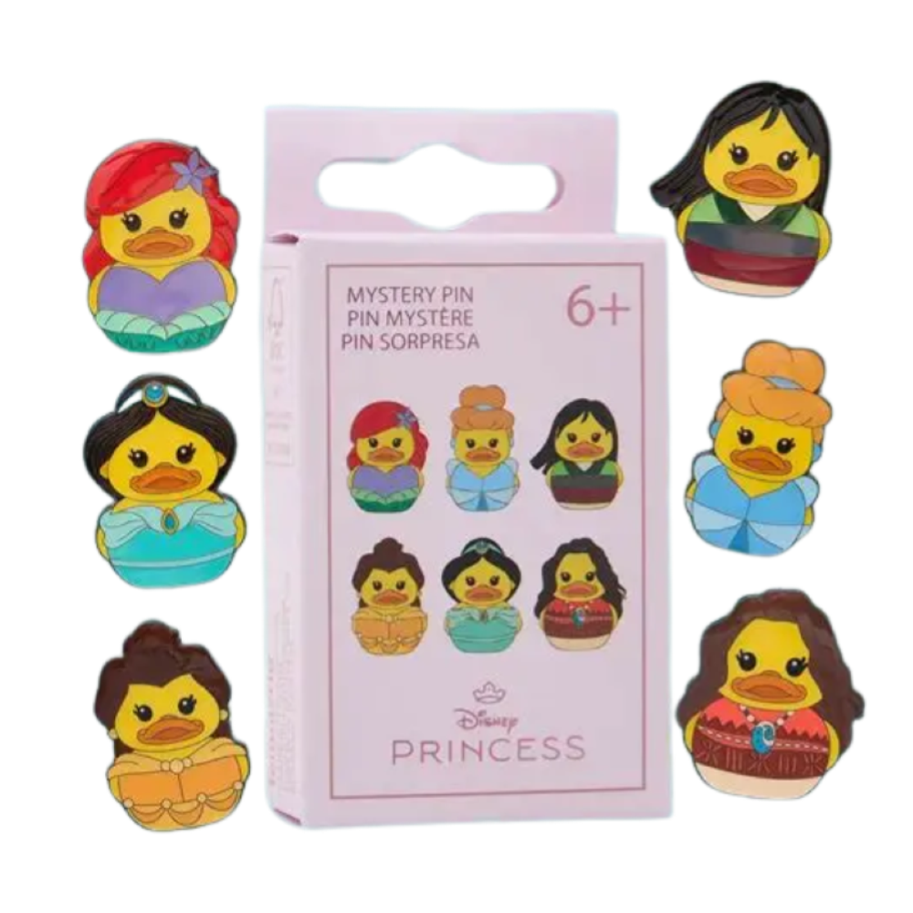  Loungefly - DISNEY PRINCESS RUBBER DUCK BLIND BOX PINS WDPN4101-EA