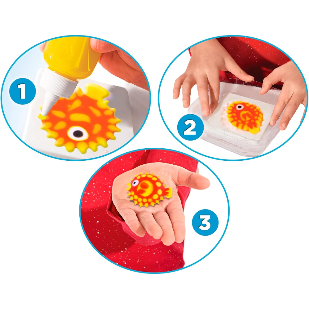SIMBA - AQUAGELZ Starter set - 4 tubetti 30ml, 3 stampini, 2x additivi acqua - 106322561
