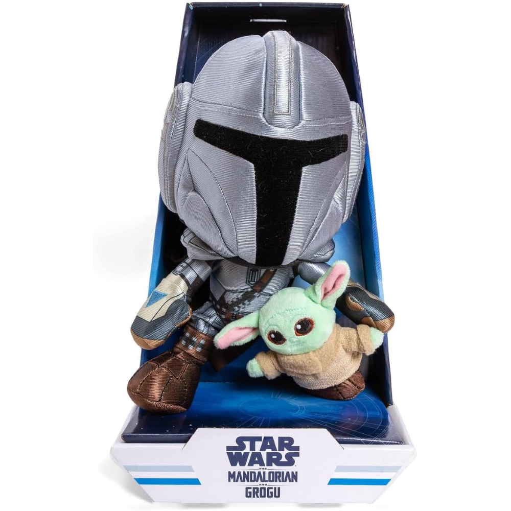SIMBA - The Mandalorian con mini Grogu Peluche cm.25 - 6315870724