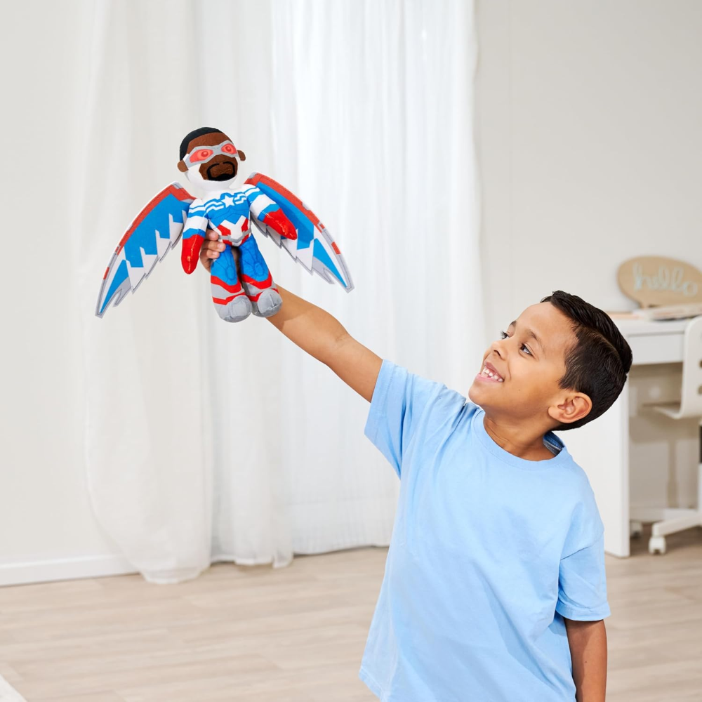 SIMBA - MARVEL Capitan America - Sam Wilson posable body Peluche cm.25 - 6315875808NPB