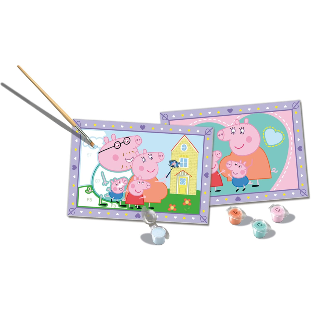 Ravensburger CreArt Serie Junior- 2 x Peppa Pig 12023054