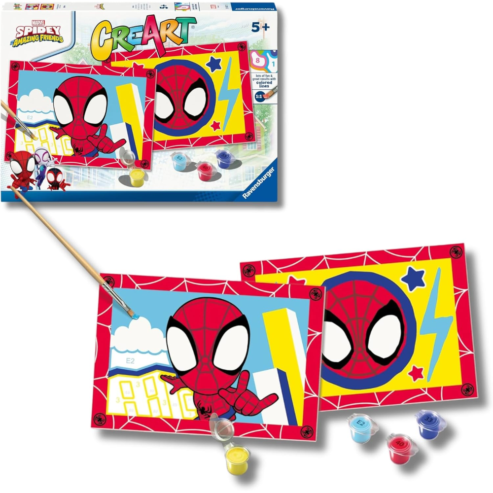Ravensburger CreArt Serie Junior- 2 x Spidey 23887