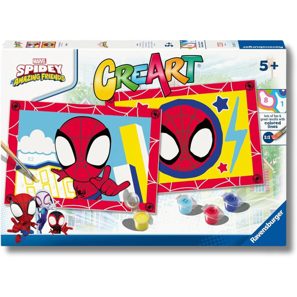 Ravensburger CreArt Serie Junior- 2 x Spidey 23887