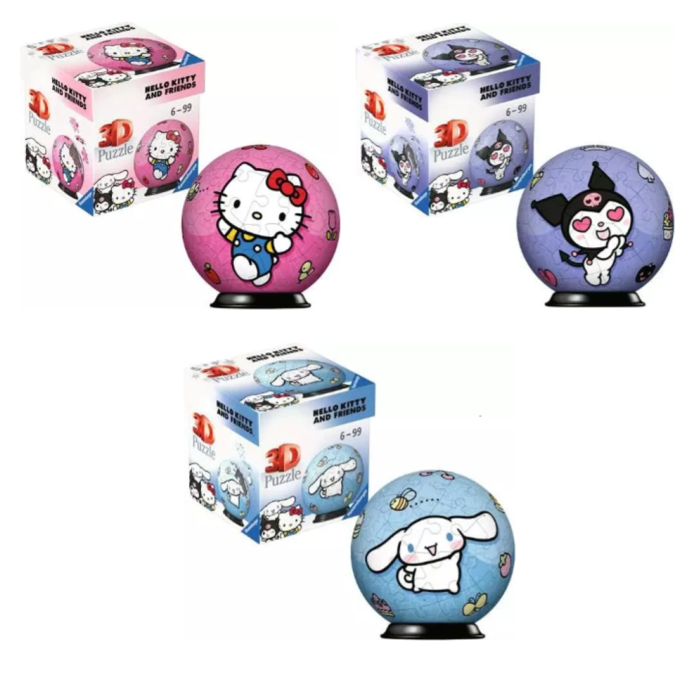 Ravensburger Puzzle 3D - Puzzleball 54 pc  Kuromi