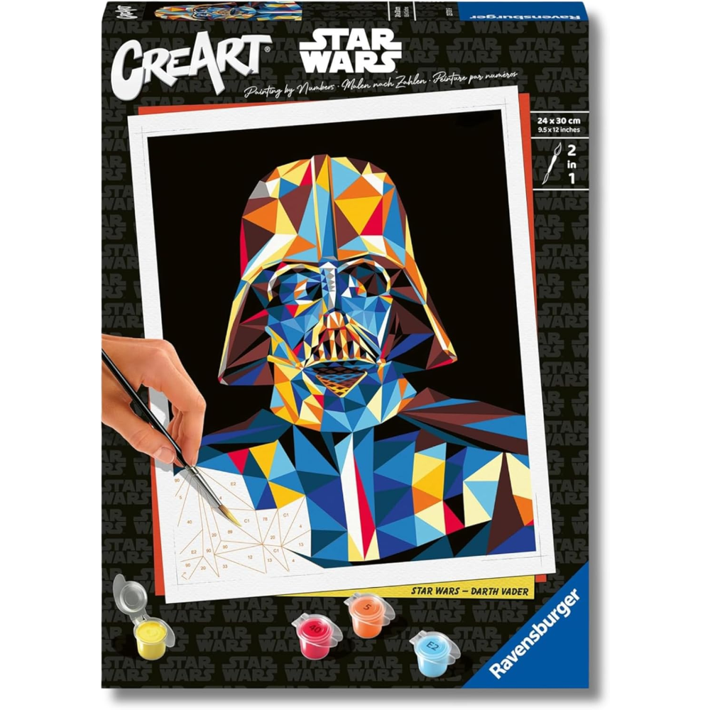 Ravensburger CreArt Serie Trend C licensed - Polygon Starwars Darth Vader 23731