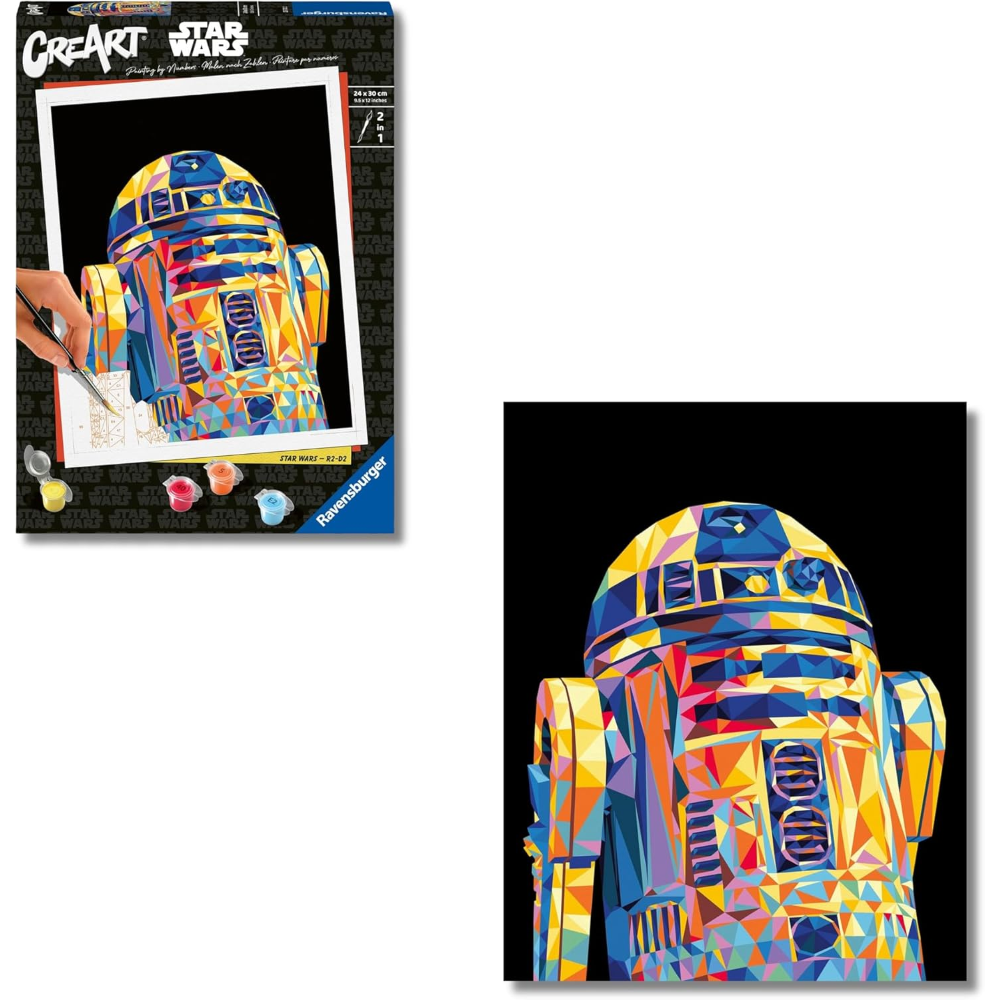 Ravensburger CreArt Serie Trend C licensed - Polygon Starwars R2 - 2D 23730