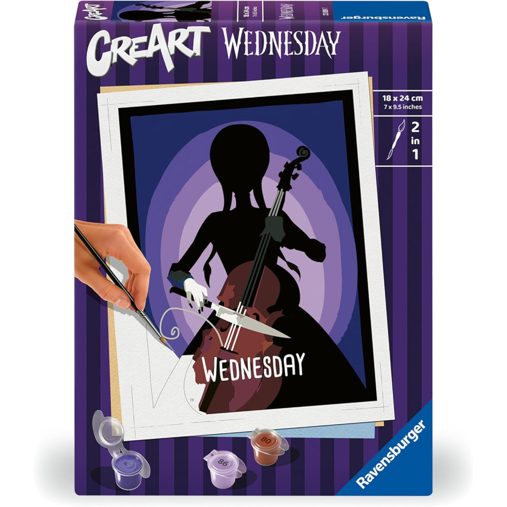 Ravensburger CreArt Adulti Serie Trend D licensed - Wednesday 23889