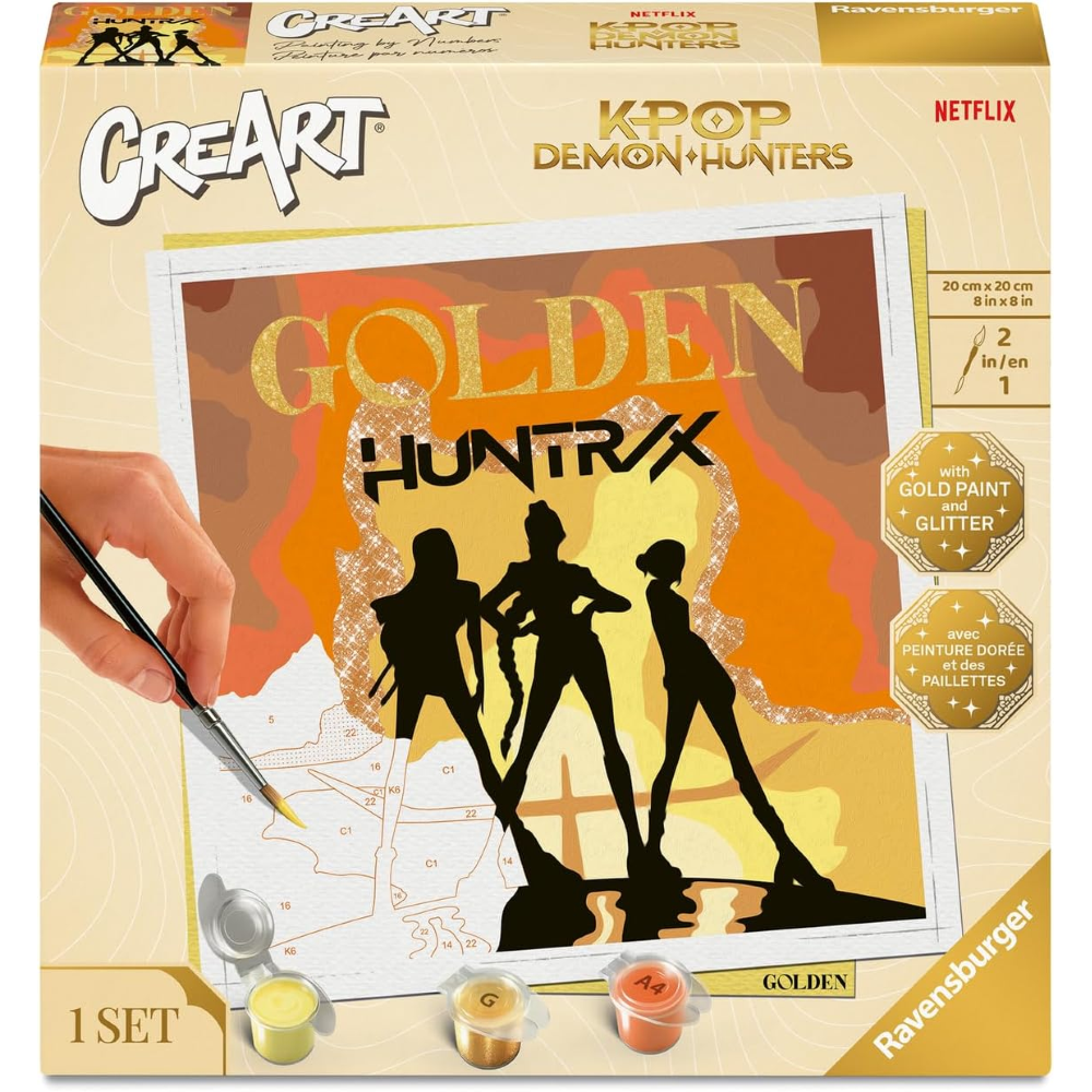 Ravensburger CreArt Serie Trend Square - K-Pop Demon Hunters: Golden 12003017