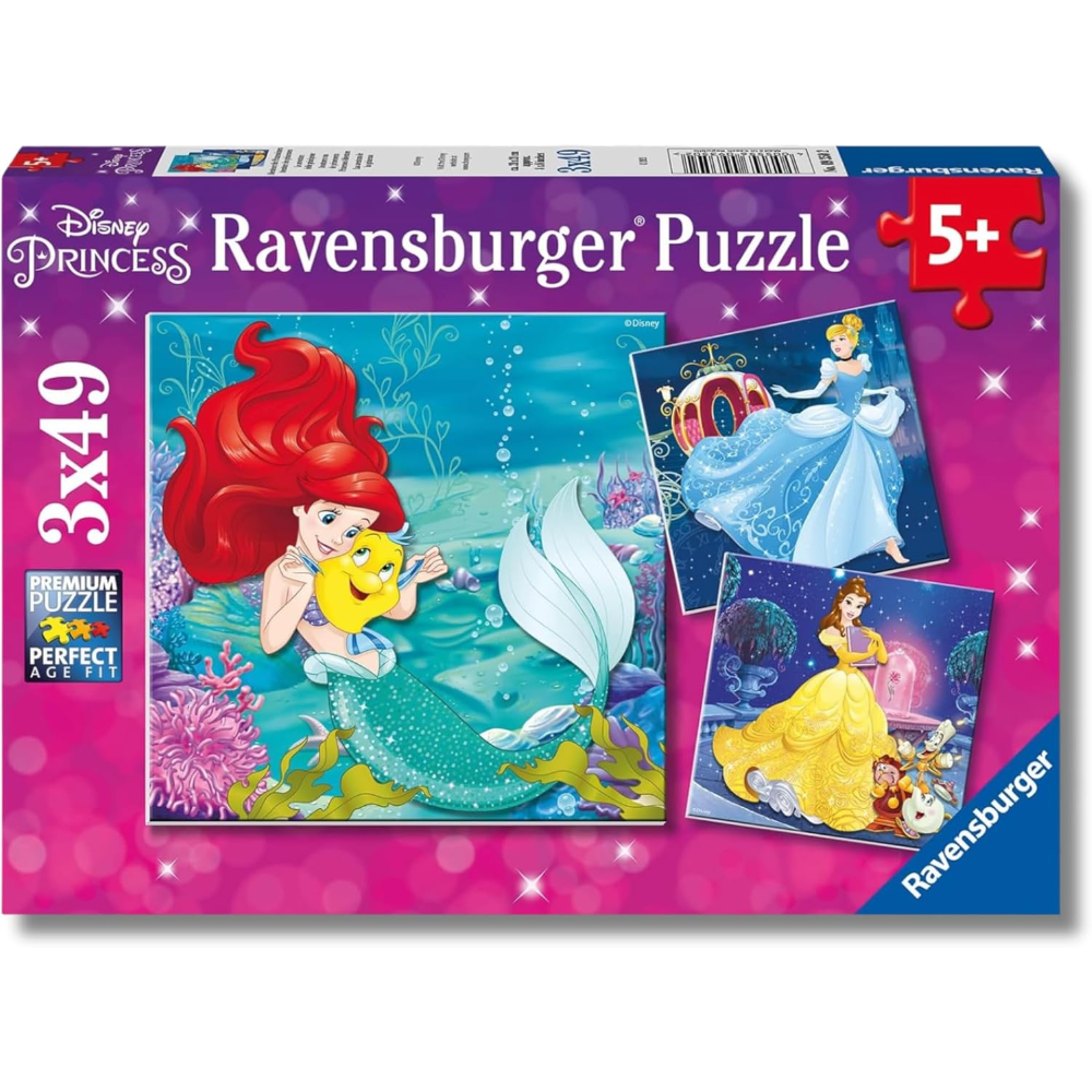 Ravensburger 3 x 49 pc - Principesse Disney B 9350