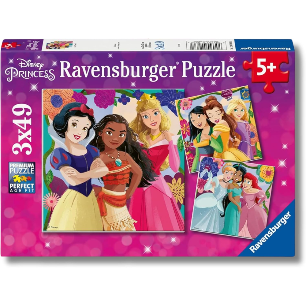 Ravensburger 3 x 49 pc - Disney Princess 12001068