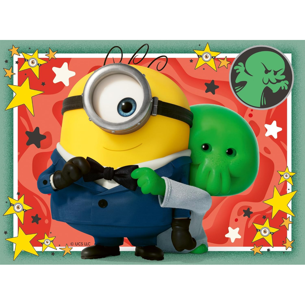 Ravensburger 4 in a box - Minions 3 -  12/16/20/24p  12004348