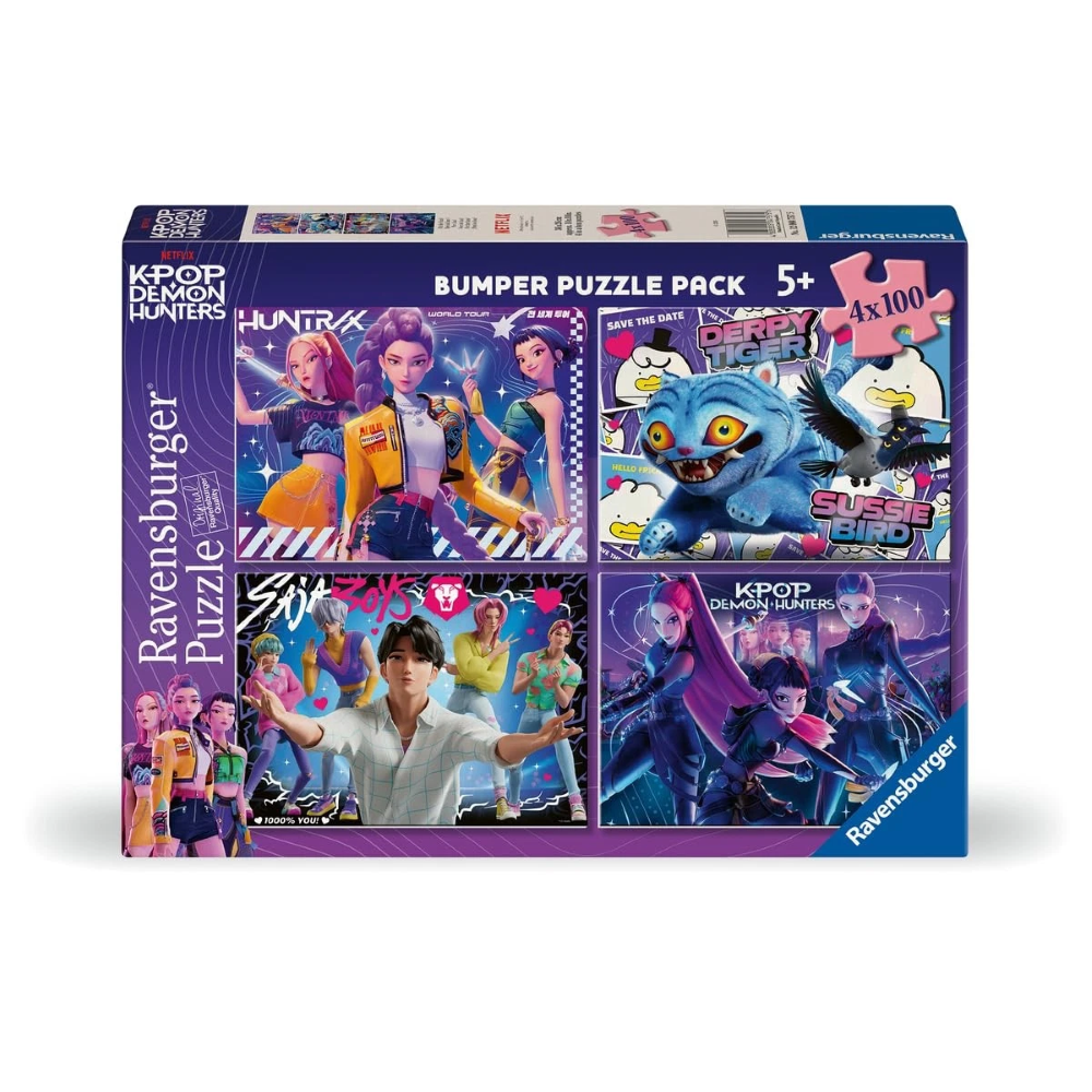 Ravensburger 4 x 100 pc - K-Pop Demon Hunters 12004757