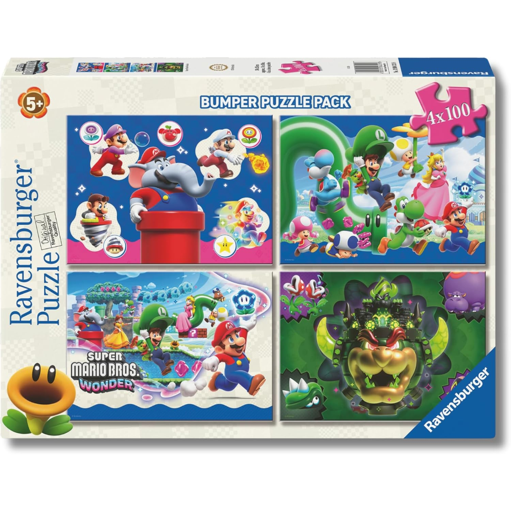 Ravensburger 4 x 100 pc - Super Mario Wonder 12004321