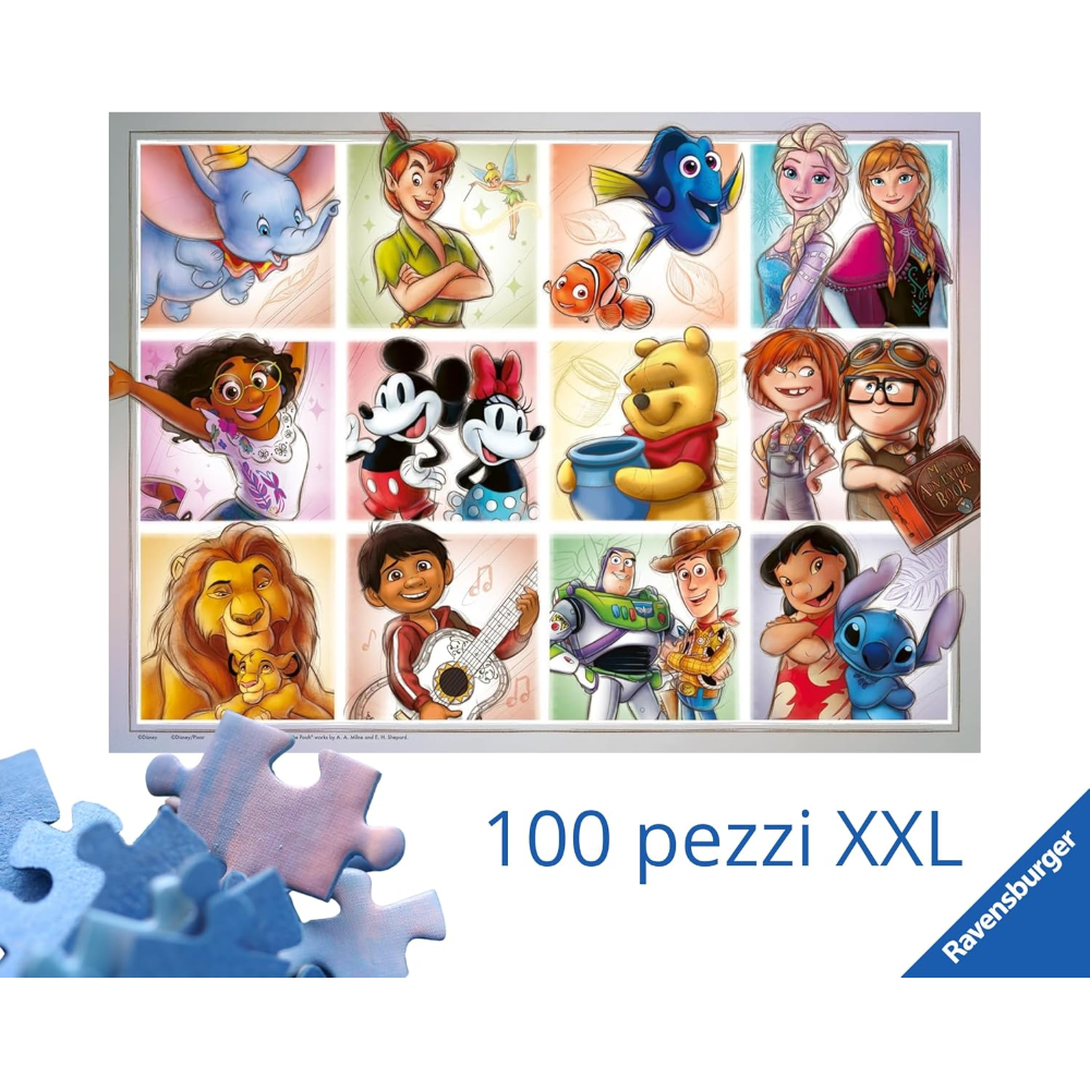 Ravensburger Puzzle 100 PC XXL - Disney Multicharacter 12004118
