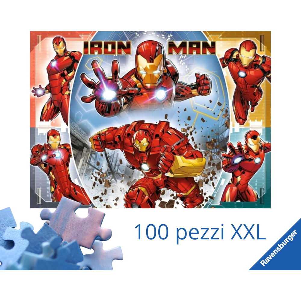 Ravensburger Puzzle 100 PC XXL - Marvel Iron Man 13377