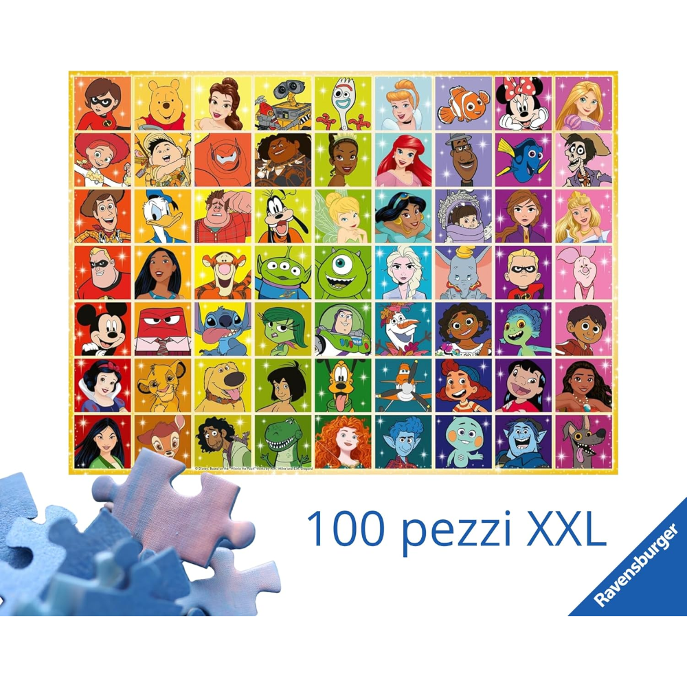 Ravensburger Puzzle 100 PC XXL - Disney Multicharacter 13332