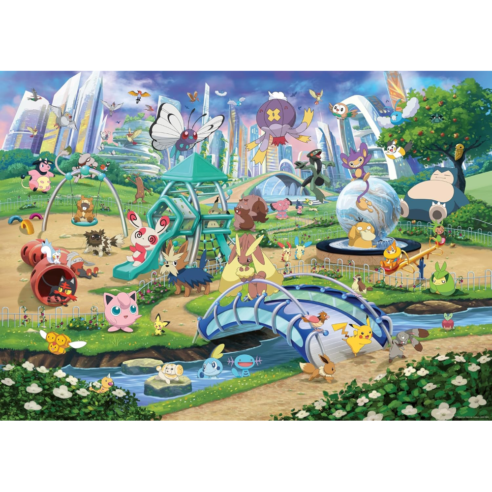 Ravensburger Puzzle 1000 PC Challenge - Pokémon  Breakout 1: Eevee e il Parco 12002033