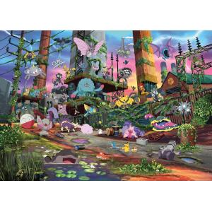Ravensburger Puzzle 1000 PC - Pokémon Breakout 2: Jolteon e la Centrale Elettrica Recuperata 12002034