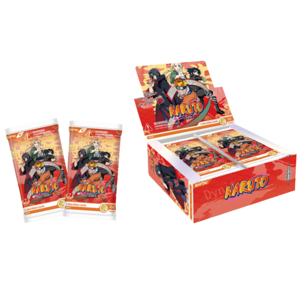 PREORDINE KAYOU - NARUTO - Smriti Collectible Cards - Earth SCROLL-002B-EMEA  BUSTA DA 8 CARTE (GOLD) *FINE SETTEMBRE