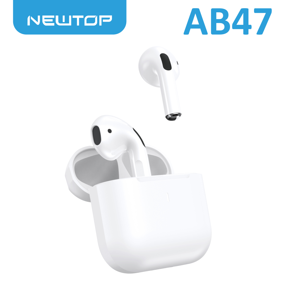 NEWTOP AB47 AURICOLARE WIRELESS BIANCO