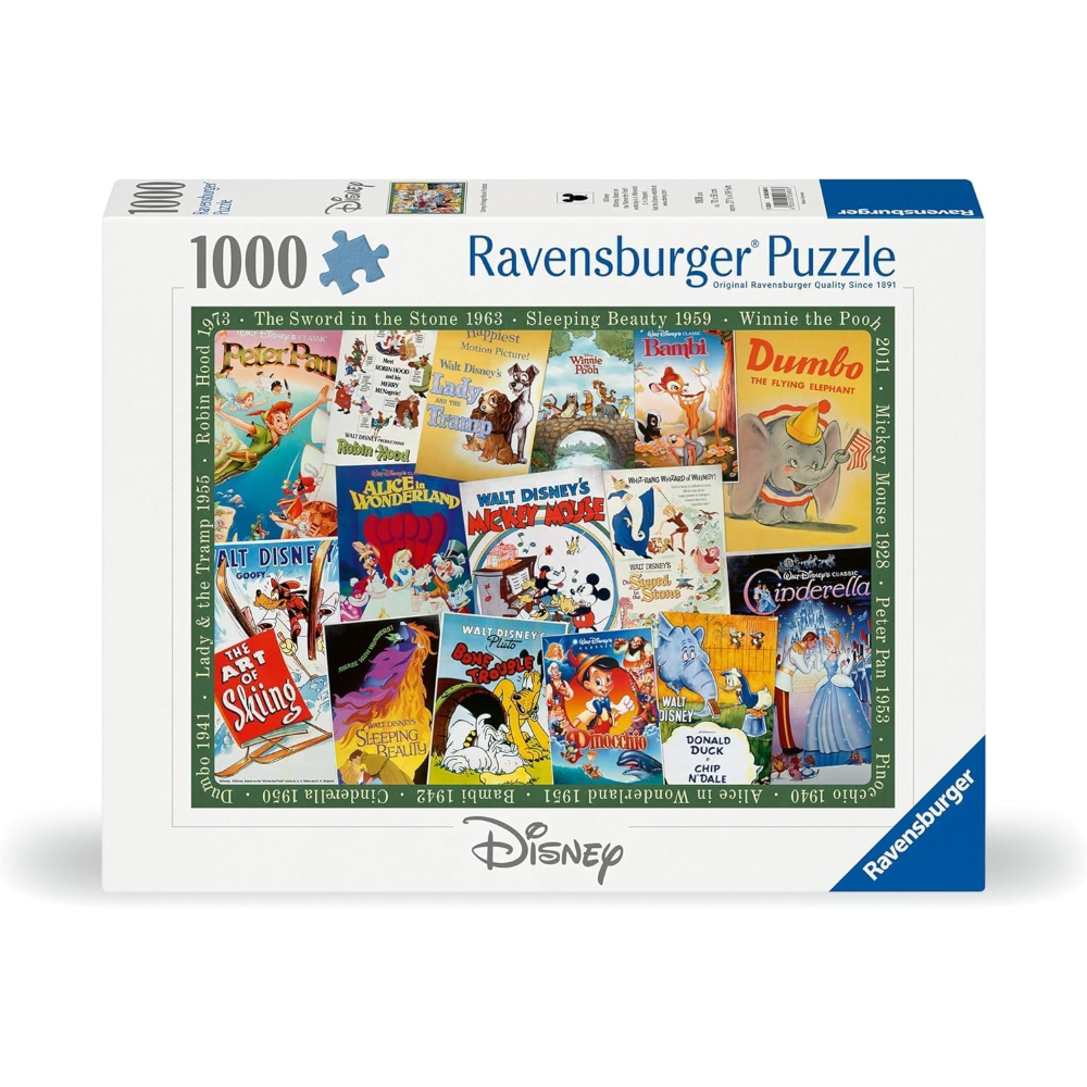 Ravensburger Puzzle 1000 PC Disney - Disney Vintage Movie Post 12000689