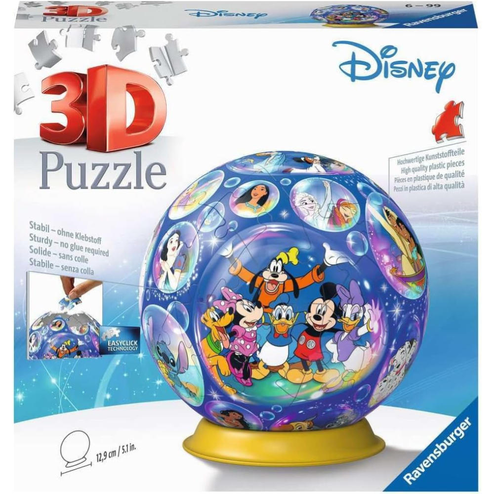 Ravensburger Puzzle 3D - Puzzleball 72 pc - Disney 11561