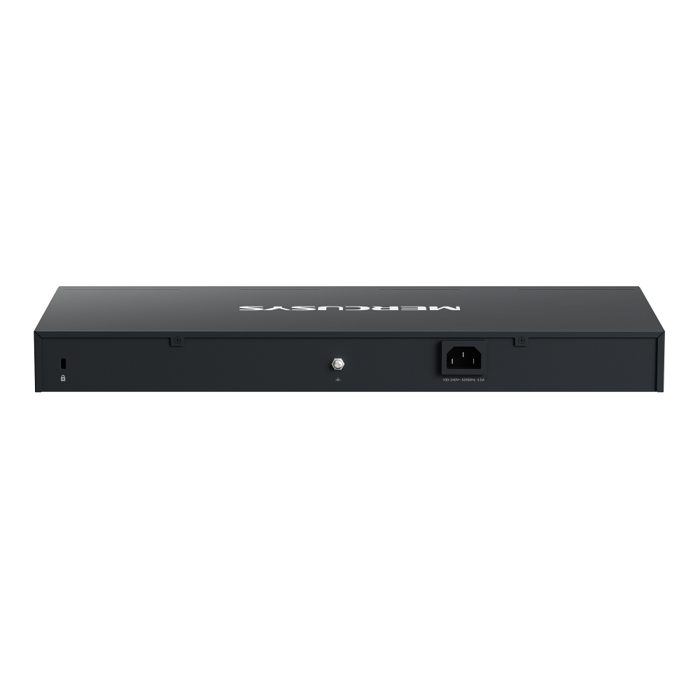 MERCUSYS Switch rack da 24 porte 10/100Mbps PoE+ e 2 porte Gigabit