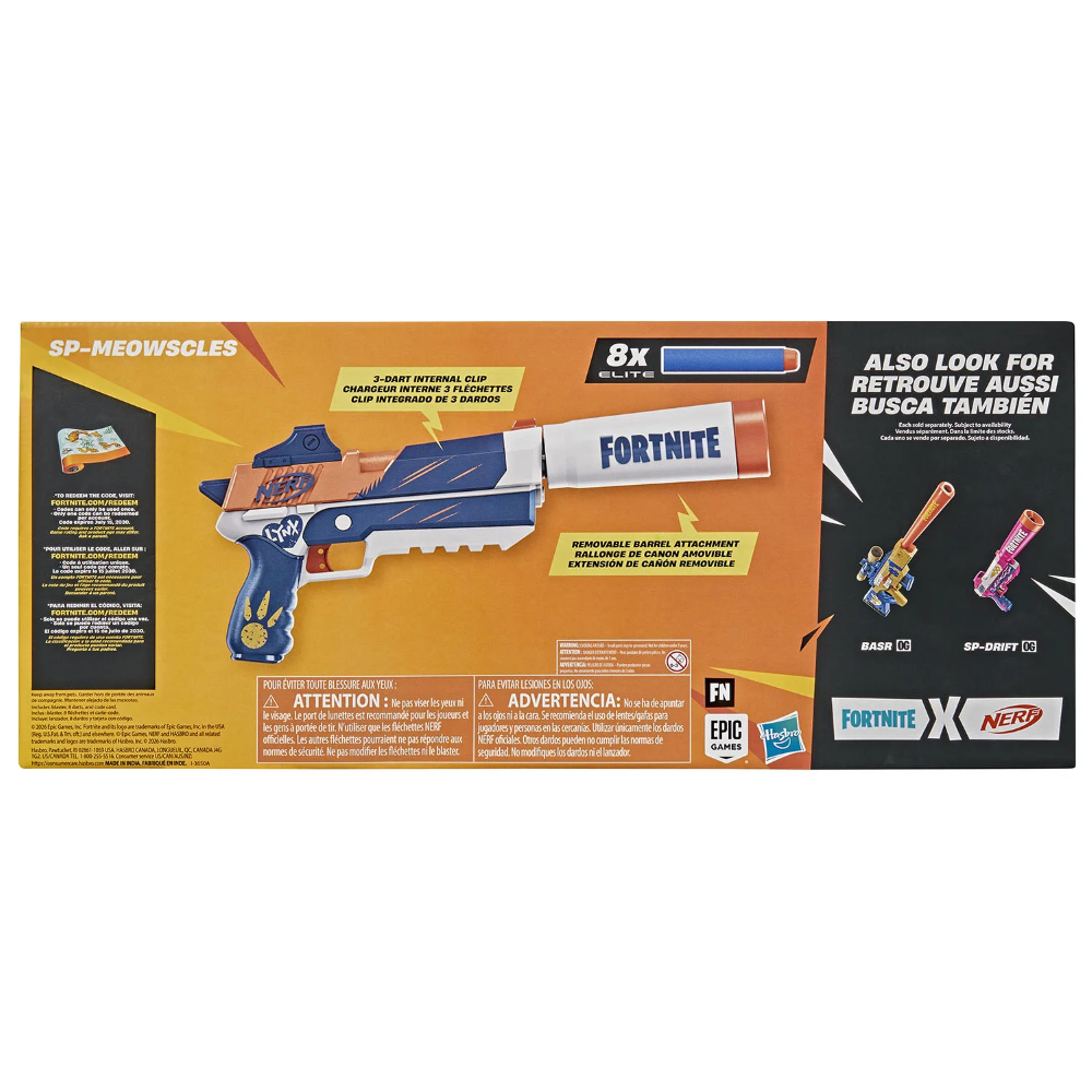HASBRO - NERF - FORTNITE SP-MEOWSCLES G3483EU40