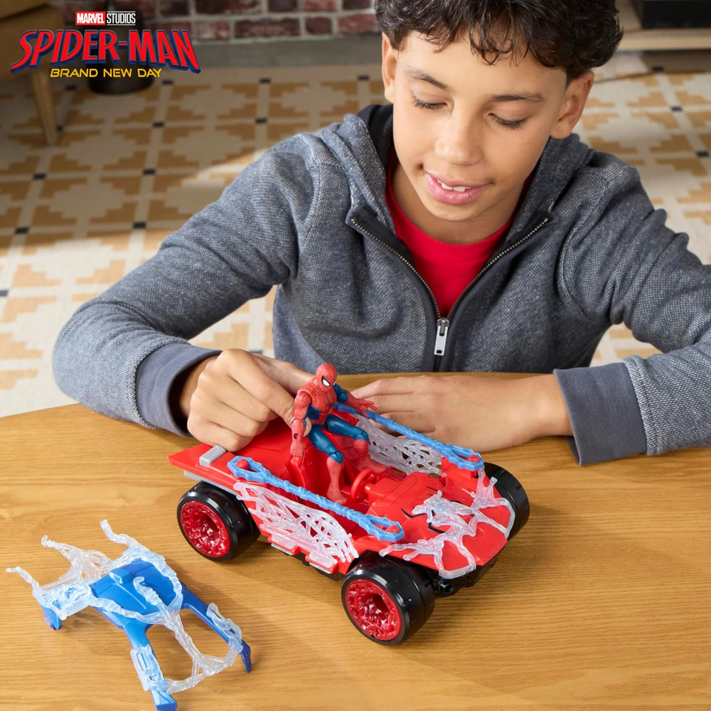 HASBRO -  Marvel Studios Spider-Man: Brand New Day - Stretch & Blast Buggy Veicolo G24455L0