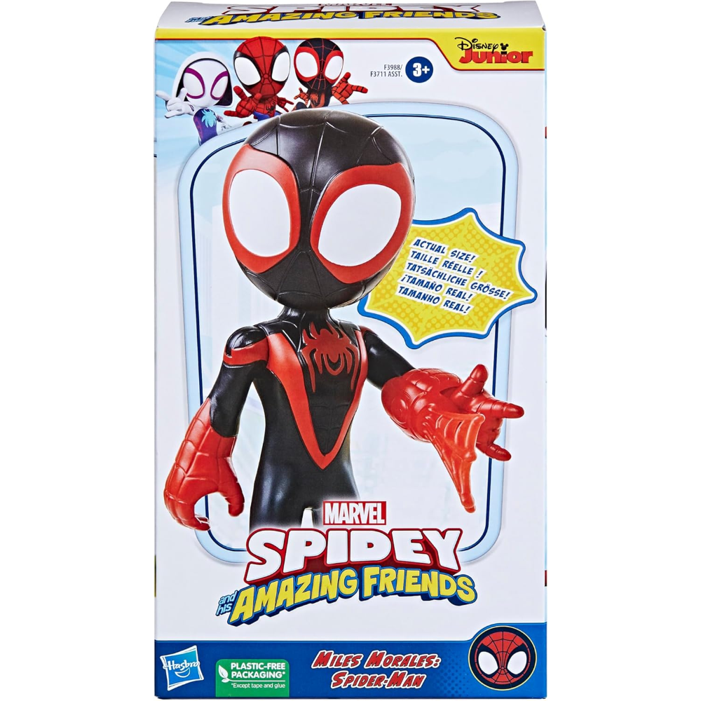 HASBRO - Spidey And His Amazing Friends - SPIDEY FIGURA MEGA MILES MORALES F39885X45