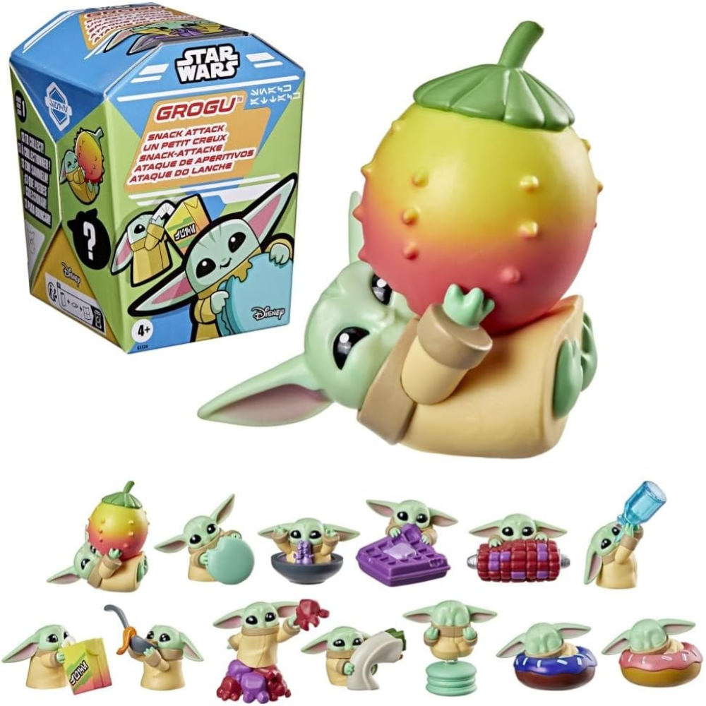 HASBRO -  BLIND BOX Star Wars The Mandalorian E Grogu Snackin Collectible Display (24) G33245L4 